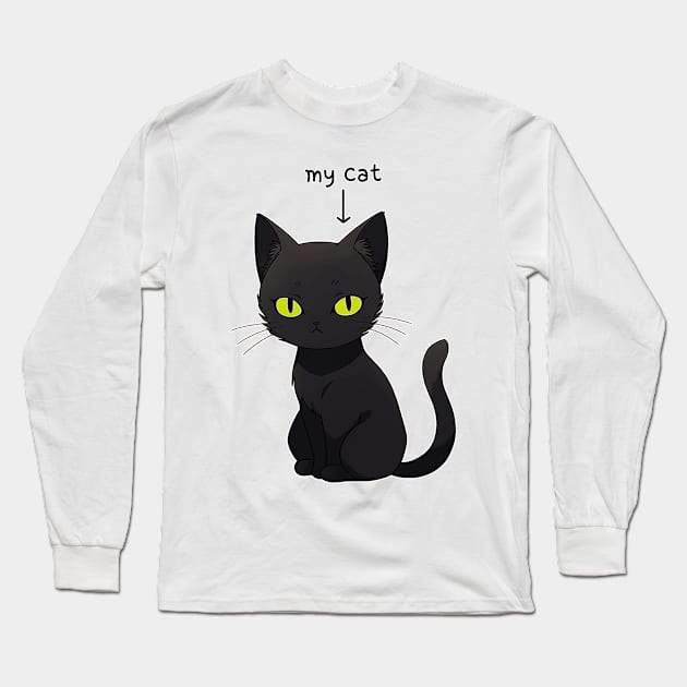 My Cat Russian Blue Long Sleeve T-Shirt by Underground Cargo